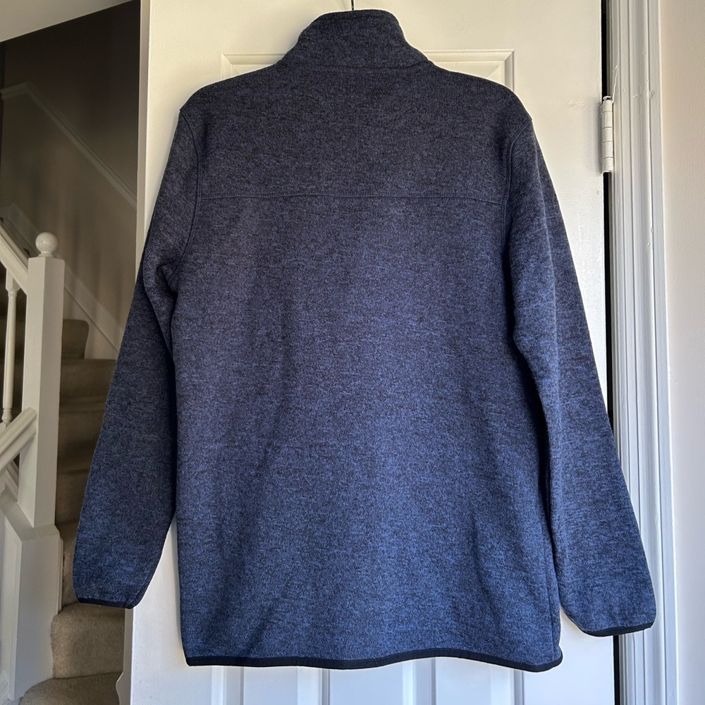 NWT Eddie Bauer Men’s Quarter Zip Sweater Fleece Small - Picture 9 of 9